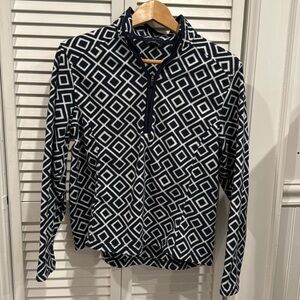 Ultra Warm and Cozy but really “Anyweather” quarter-zip Lands End Women’s Fleece